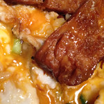 愛媛屋 - 2015年11月 焼豚卵飯のアップ