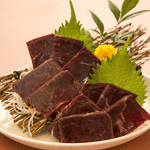 Shinsen Ichi Baba - 鯨赤身刺780円低カロリー、低脂肪