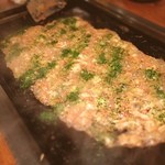 もんじゃ麦 - 定番 めんたいチーズもんじゃ☺︎