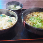 たかのり - たぬきそばと玉子丼
