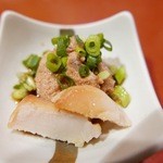 【肝のスモークと貝柱】◎2015/11