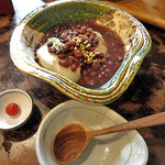 ながや - 蕎麦がきぜんざい