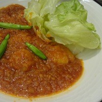 中国料理 青冥 大丸梅田店 - 香味野菜たっぷりのソースがプリプリ海老に絡む！海老のチリソース1,512円