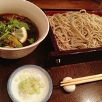 蕎麦旬菜 こすげ - 鴨せいろ蕎麦