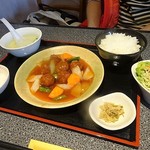 彩菜・中華ダイニング - 豚肉団子甘酢ランチ780園