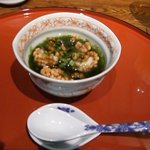 むくの実亭 - ｱﾗﾚの衣で揚げた穴子のスープ