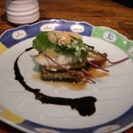 むくの実亭 - メインのスズキのポアレ　バルコミサ酢ソース