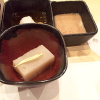 和食 鮨 日本酒 銀波 銀座店 - 手作り豆腐 
                歯応えあって良かった