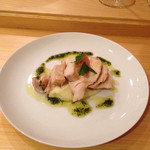 燻製ビストロ みつ志 - 鶏肉の燻製