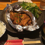 ごはん亭 家蔵 - 地鶏焼きステーキランチ(ジンジャーソース)