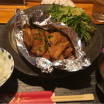 ごはん亭 家蔵 - 地鶏焼きステーキランチ(ジンジャーソース)