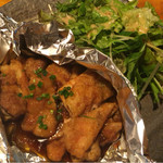 ごはん亭 家蔵 - 地鶏焼きステーキ(ジンジャーソース)