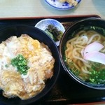 丸純うどん - カツ丼セット
