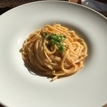 落合シェフ直伝のウニのクリームパスタ