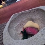 salon du kuma3 - 黄身酢の酸味がアクセントになって美味！