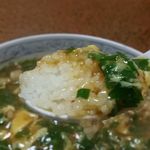 たっぷり餡の下には白ご飯^^