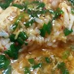 満洲軒 - 辛さはピリ辛程度だがハンパない汗をかいた。。。（笑）