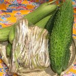 遊来 - 料理写真:ゴーヤーヘチマらっきょ