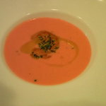 Bisutoro Bonsheru - スープ（パプリカの冷製スープ）