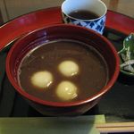 竹情荘 - 白玉ぜんざいのアップ(2015.11)