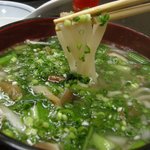 棟梁 - 「牛テールうどん」の麺