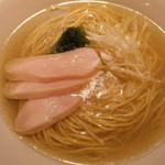 煮干し中華そば一燈 - 牡蠣出汁塩らーめん・　かきやんZERO　８００円