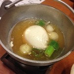 奈良屋 - 2015年11月：朝食…どっさり葱とすくい豆腐