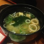 奈良屋 - 2015年11月：朝食…こういう普通のお味噌汁がホッとします