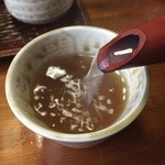 そば処 泉家 - 蕎麦湯