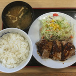 松屋 - 豚テキ定食 690円