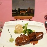 レストラン八間蔵 - 肉料理「パリ近郊の眺め、バニュー村」アンリ・ルソー