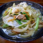 かおりそば - 肉そば(やさいそば) 700円