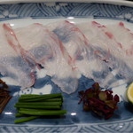 まき村 - 塩昆布が一番寒鮃の旨味のポテンシャルを上げていた