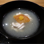 まき村 - 鱈白子と唐墨の蕪みぞれ椀