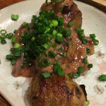 funky 原田 GT - キタアカリ塩辛のっけ 360円。