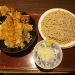 かぐらや - せいろと天丼のセット