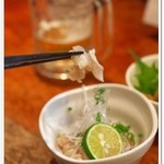 馬肉酒場 Lp2 - 軍鶏のタタキ（すだち和え）