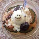 Latte heart cafe - シフォン生地のパンケーキはフワッとモチッとトロっと初な食感で美味しかったです。