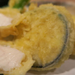 シャンパン&ワインと熟成鮨 Rikyu - 野菜の天ぷらもgood！