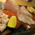 シャンパン&ワインと熟成鮨 Rikyu - お造り盛り合わせ