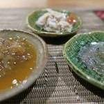 シャンパン&ワインと熟成鮨 Rikyu - シラス３種の食べ方で