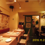 可愛くて落ち着ける店内