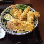 丸亀製麺 - 鶏天すだちぶっかけ