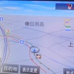 ガンジャ ラーメン 菖蒲PA店 - 赤い所が渋滞している所