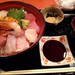 北新地　恵比寿 - 海鮮丼です。