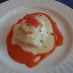 カジュアルフレンチ アミューズ - プチフルコース：白身魚と小海老のプレーゼ