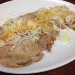 ラーメン神山 - H.27.7.17.夜 おつまみネギチャーシュー 450円