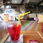 オレンジ カウンティ Cafe - ハイビスカスティー　400円