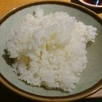 眞実一路 - 炊き具合も良好な白飯！