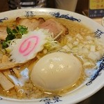 煮干そば 流。 - 味玉アブラ煮干そば８４０円